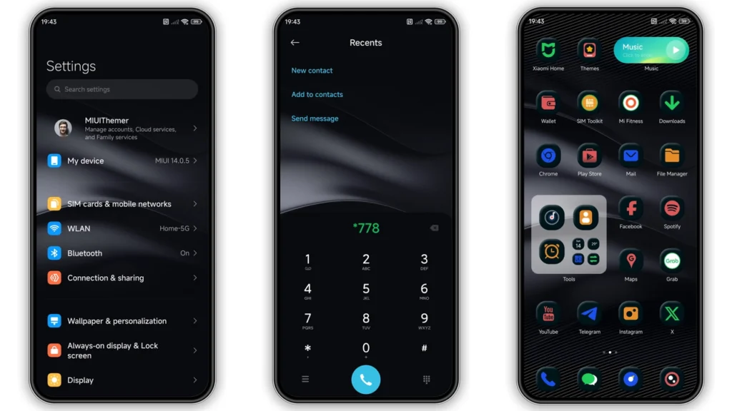 Shadowed Gleam MIUI Theme