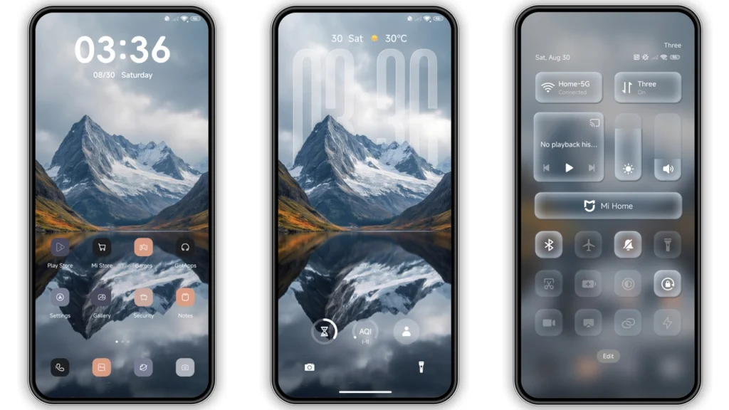 Transparent Hyper HyperOS Theme