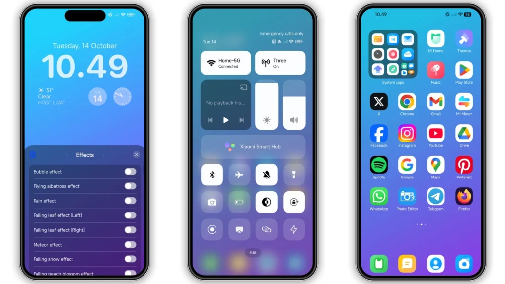 Blues Mix -2.8 HyperOS Theme