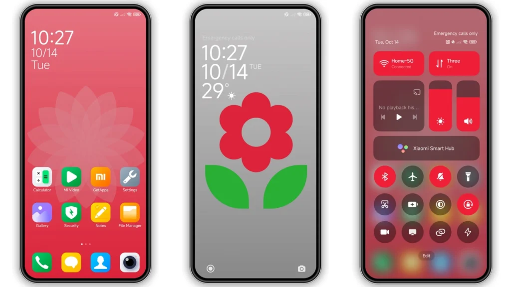 Hyper Red HyperOS Theme