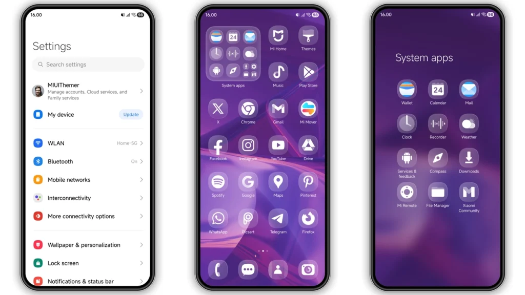 MiGlassz HyperOS Theme