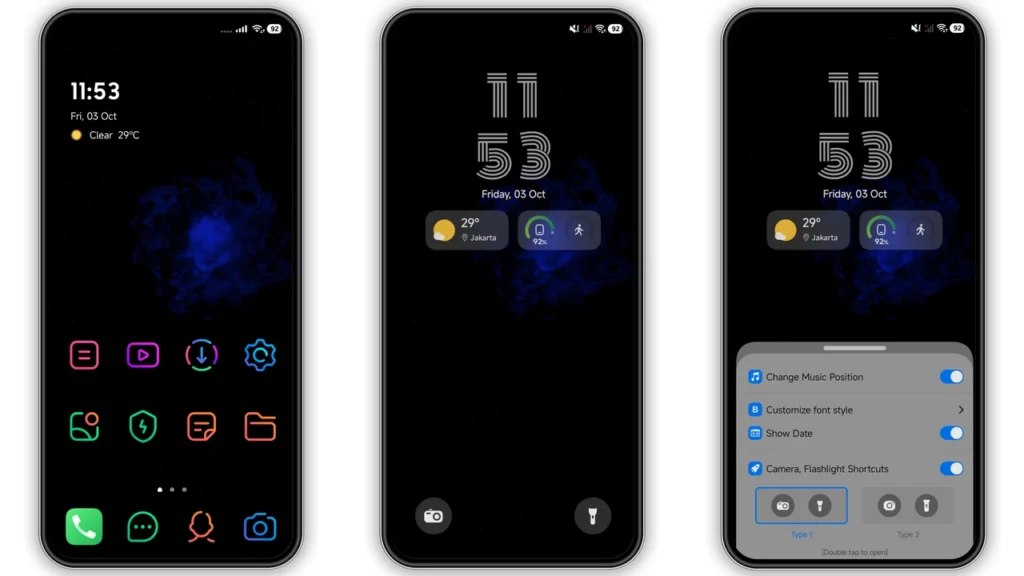 line amoled neonx2 HyperOS Theme