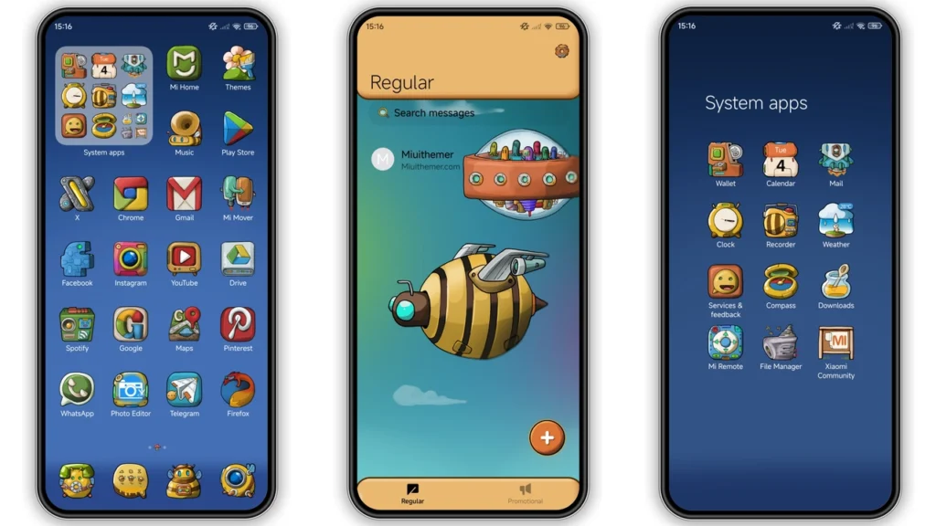 Honey Mine HyperOS Theme