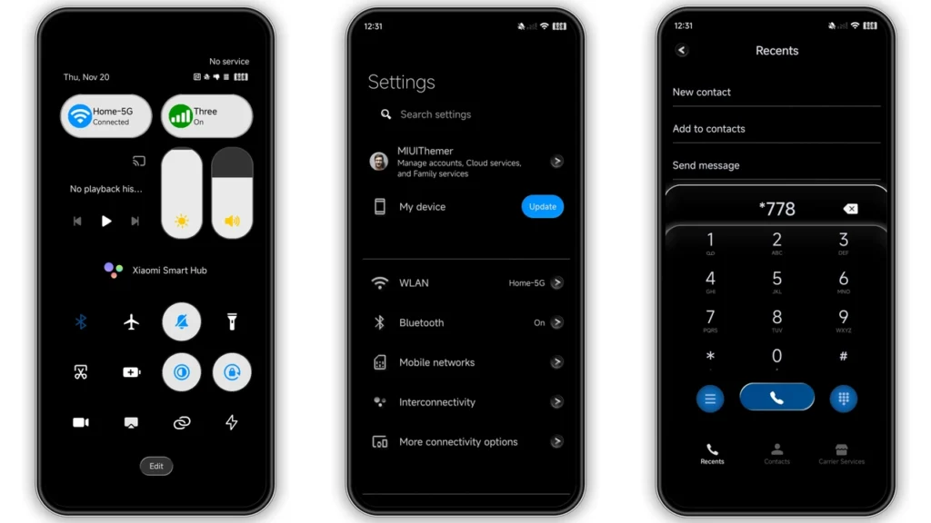 Laguna Blu HyperOS Theme