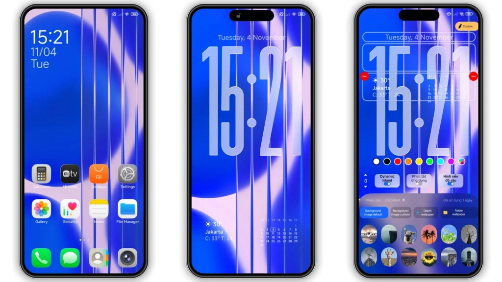 Lemon bluery HyperOS Theme