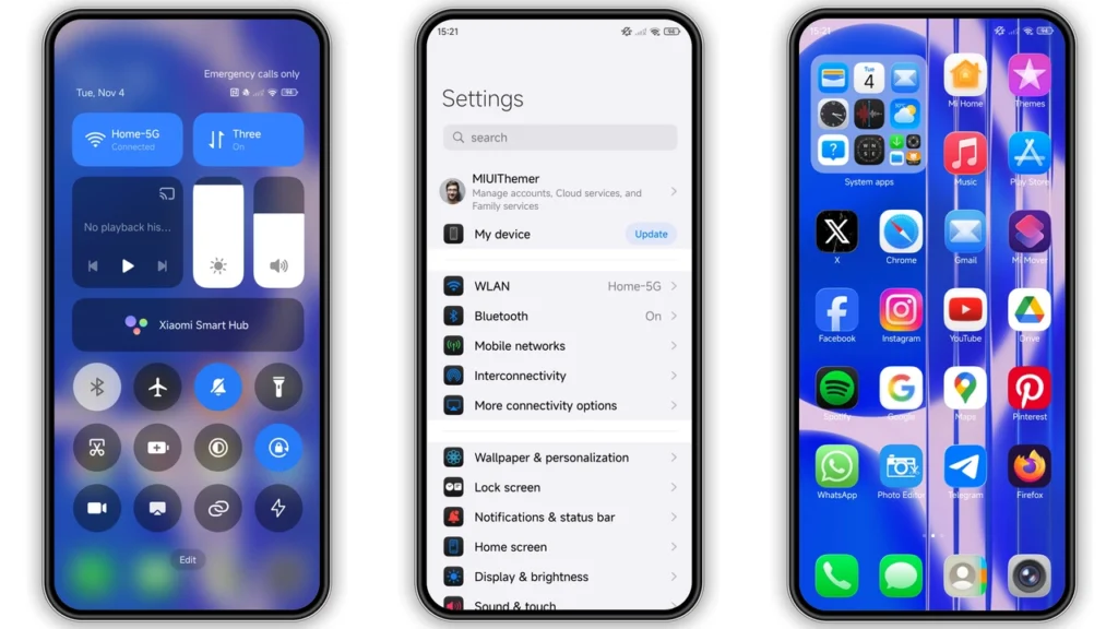 Lemon bluery HyperOS Theme