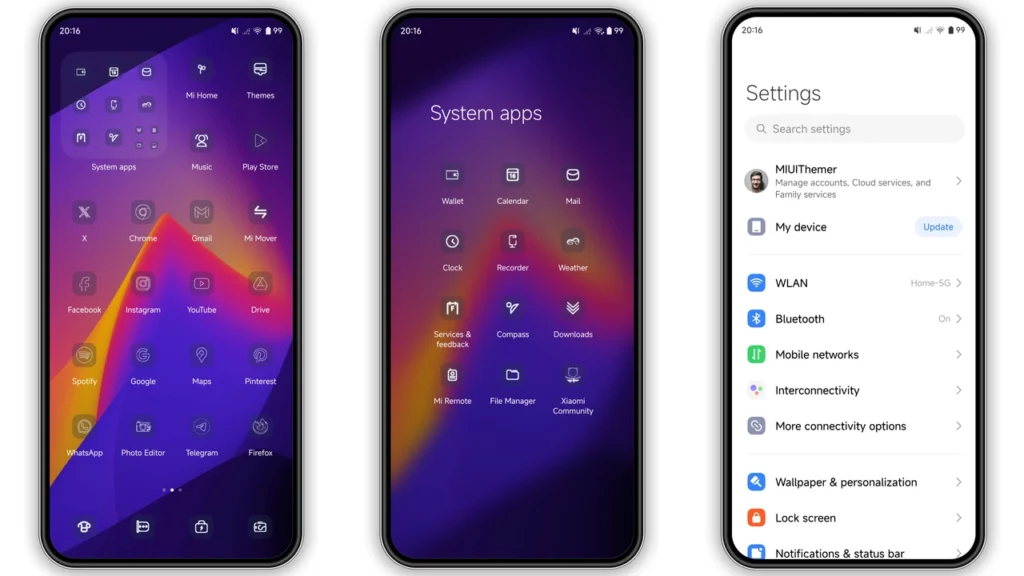 Prism Flow HyperOS Theme