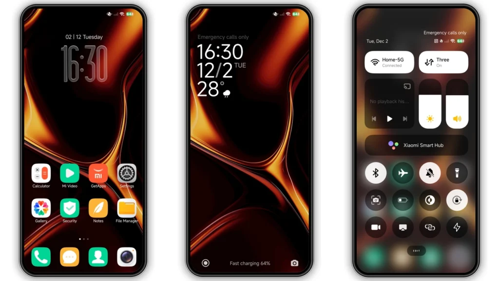 Abstract_fluid V15 HyperOS Theme
