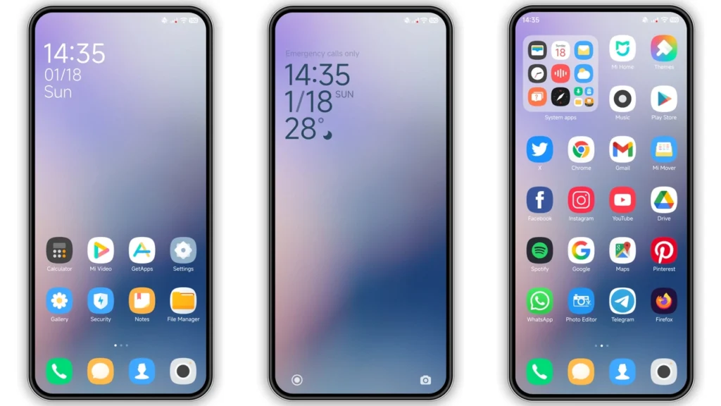 Minimal Glow HyperOS Theme