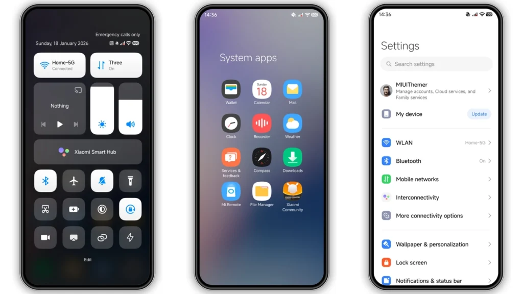 Minimal Glow HyperOS Theme