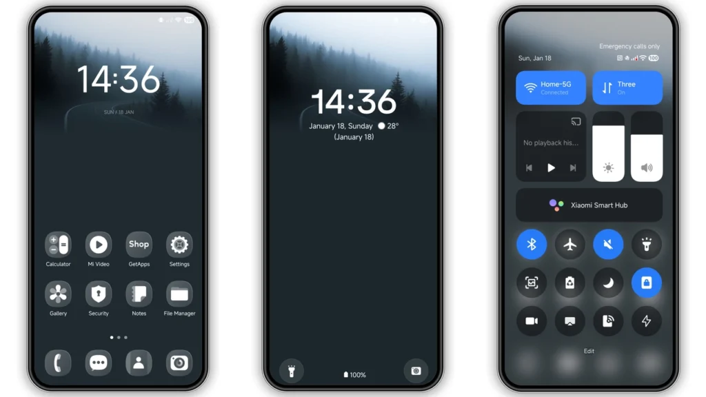 OneGlassV HyperOS Theme