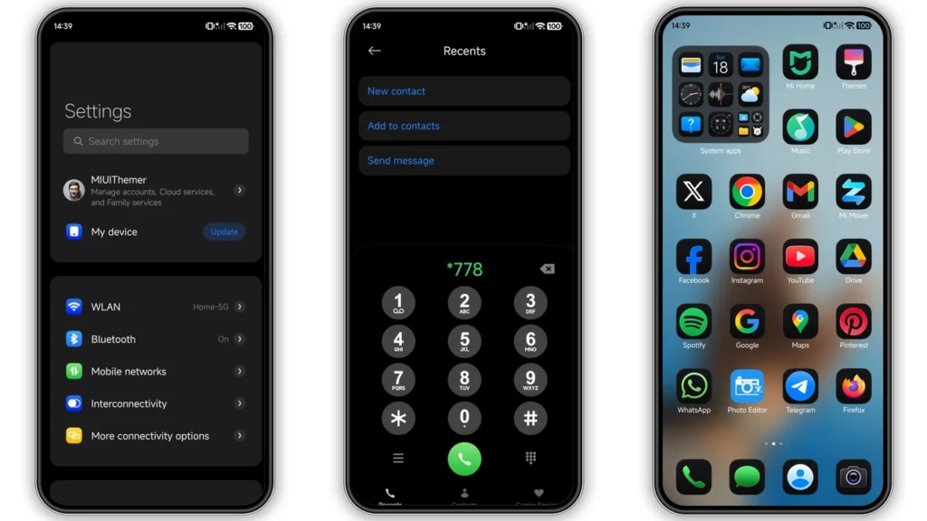 SuperDarkV HyperOS Theme