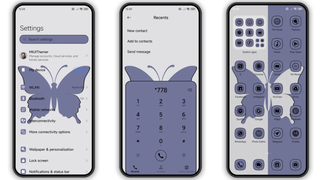 butterfly HyperOS Theme