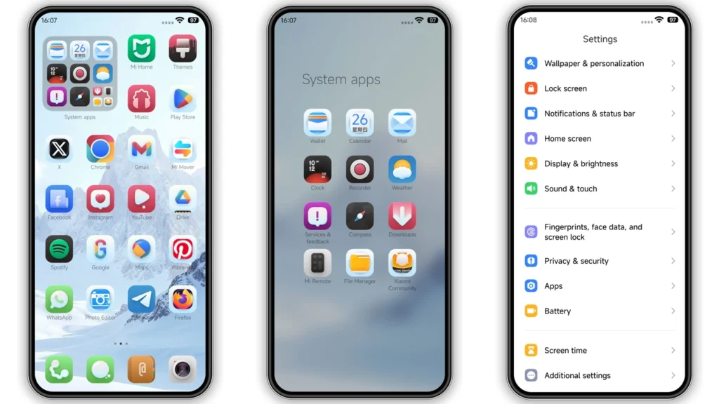 Waffle V HyperOS Theme
