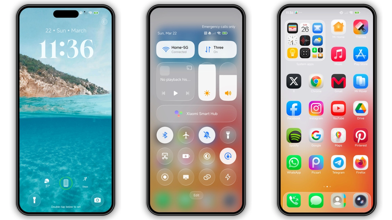iOS‑Inspired Black HyperOS Theme for Xiaomi & Redmi preview 3