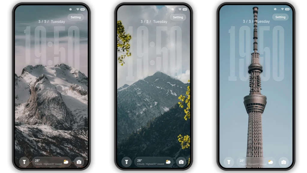 Colourful V HyperOS Theme
