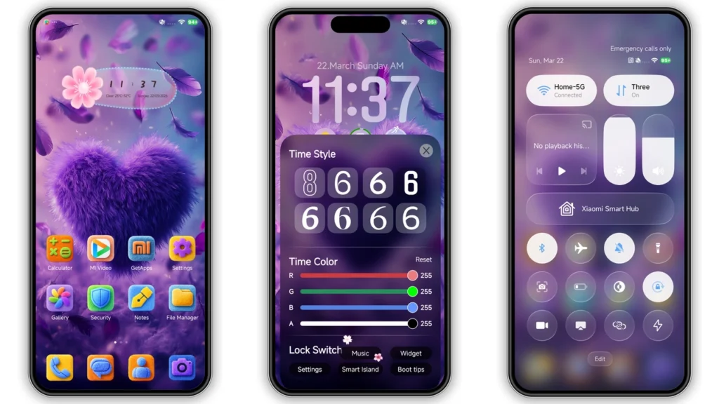Fluffy V HyperOS Theme