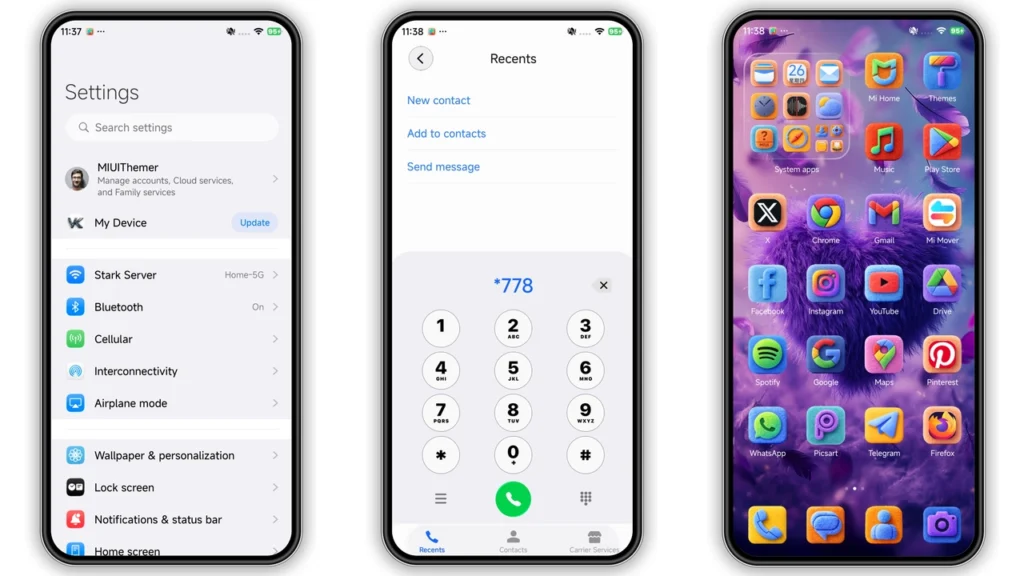 Fluffy V HyperOS Theme
