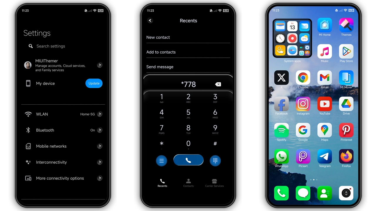 Laguna Blu HyperOS Theme: Cool Blue iOS Icons for Xiaomi & Redmi preview 2