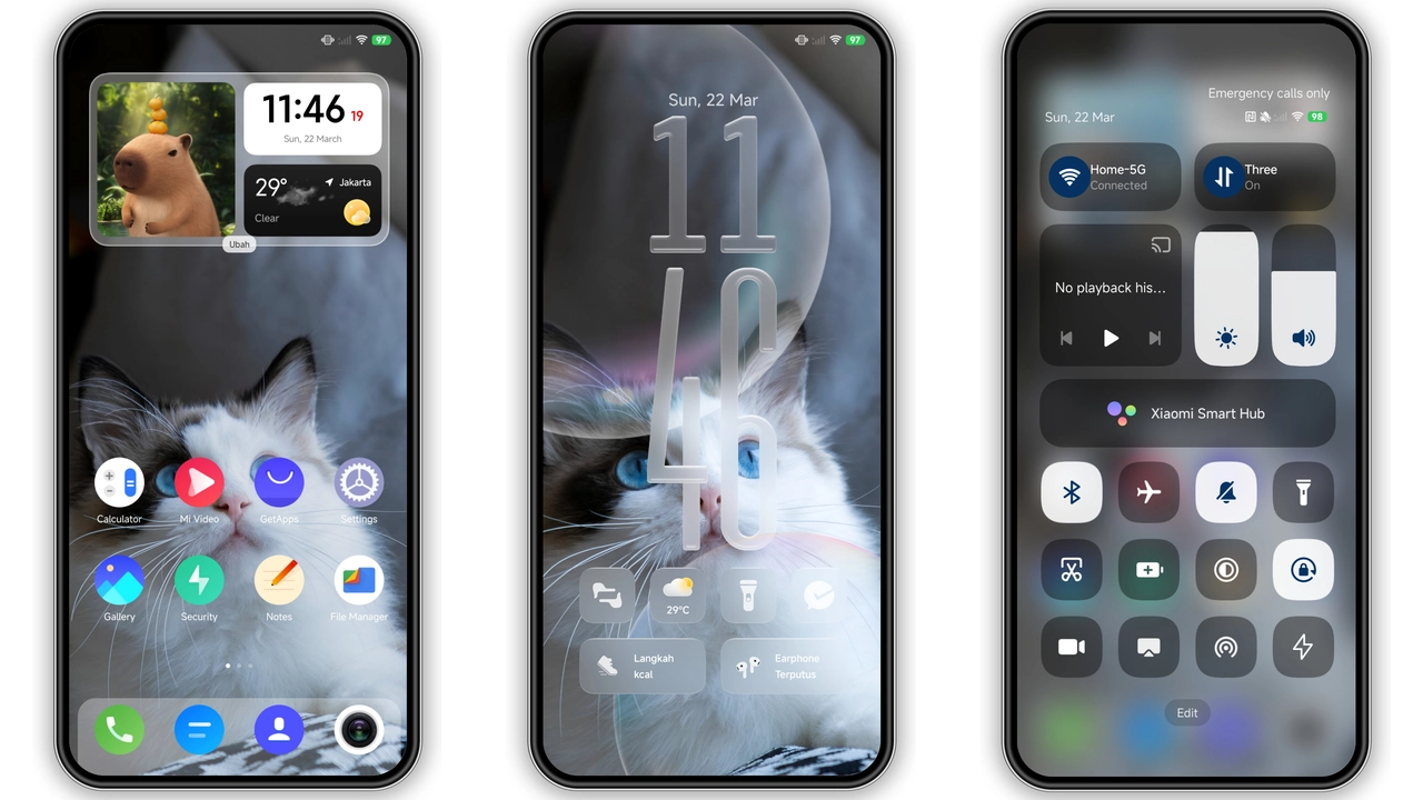 Orijin Six V2 HyperOS Theme Review: Sleek Minimalist Makeover