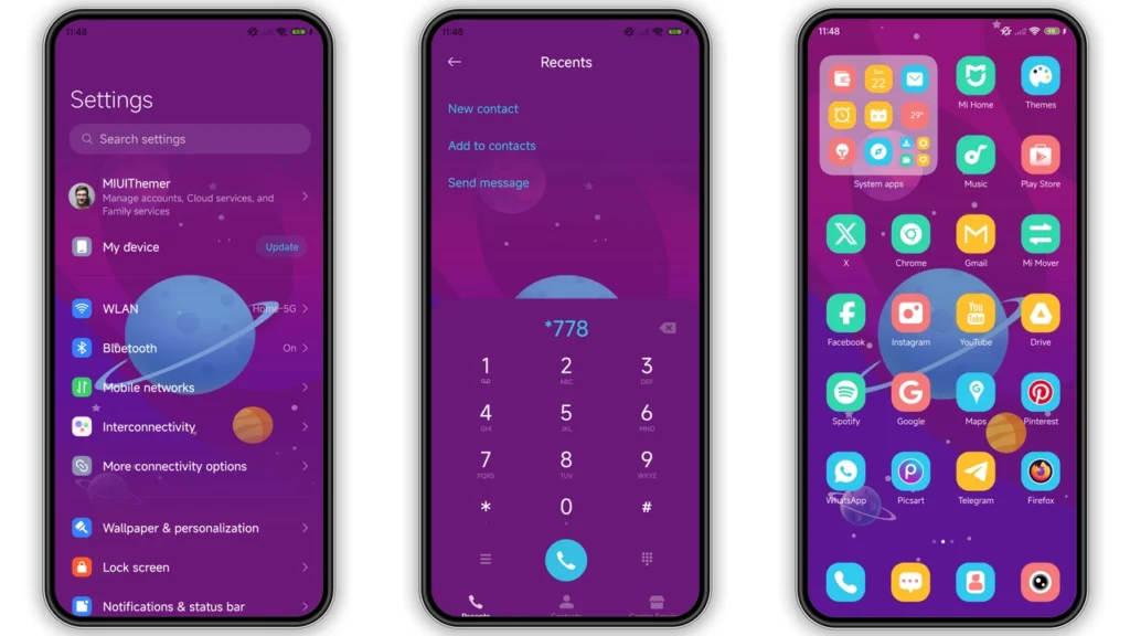 Planet World HyperOS Theme