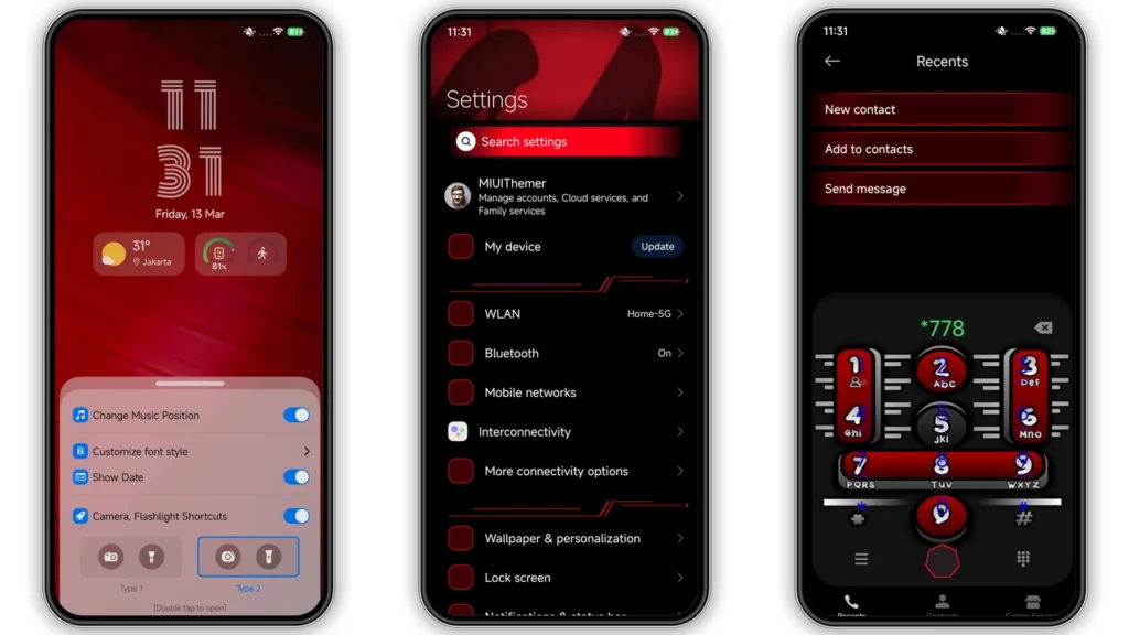 Red Coole HyperOS Theme