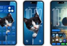 Blue HOS3 HyperOS Theme Preview