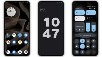 Nembelas V3Q HyperOS Theme Minimalist Home Screen and Blue Control Center