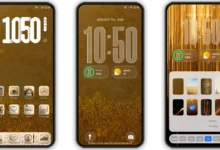 OX GOLD HyperOS Theme Luxury Gold Clock and Leather Wallpaper Customization