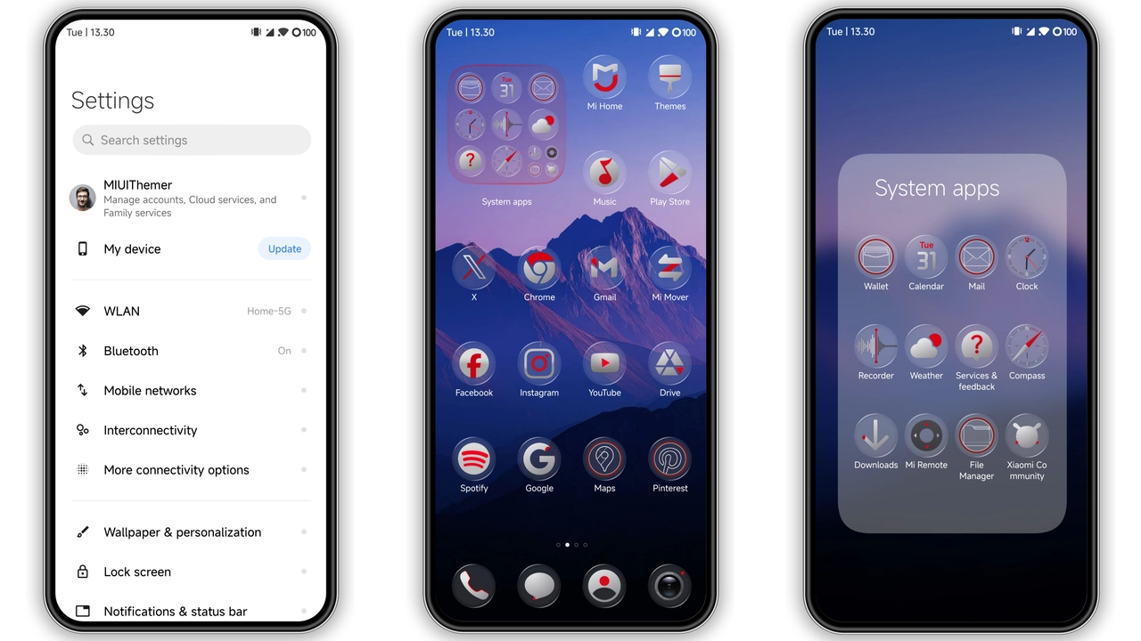 Po-Pixel HyperOS Theme: Clean Pixel Aesthetics for Xiaomi Devices preview 2