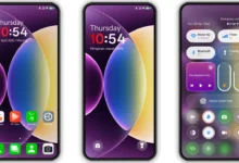 Poo-Color HyperOS Theme Vibrant Purple Gradient Homescreen and Glass Widgets