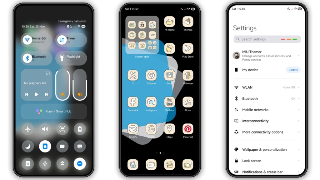 GT-7 HyperOS Theme Preview