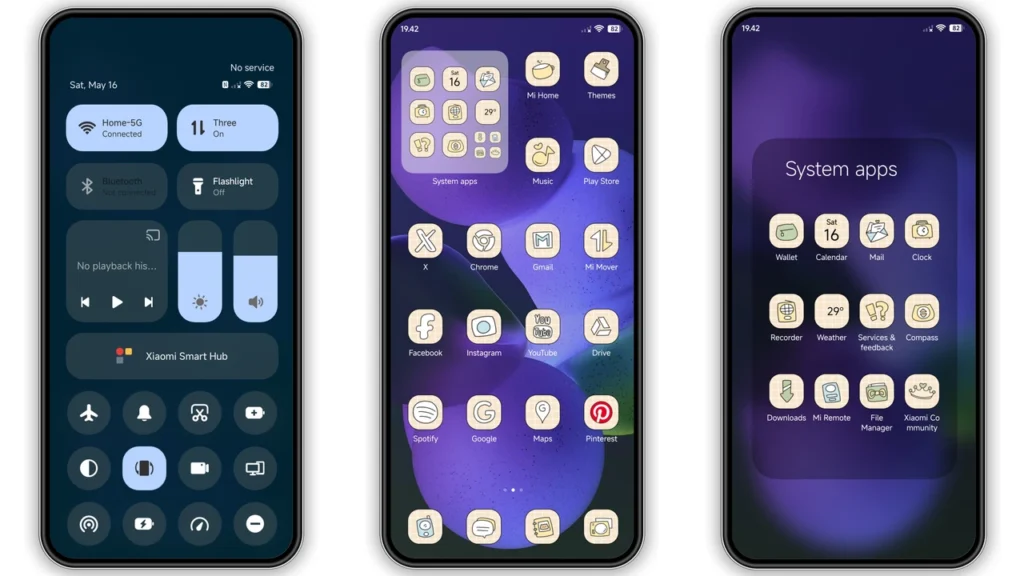 Gabriel HyperOS Theme Preview