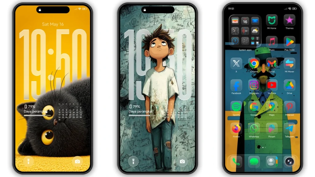 Jadol W A E HyperOS Theme Preview