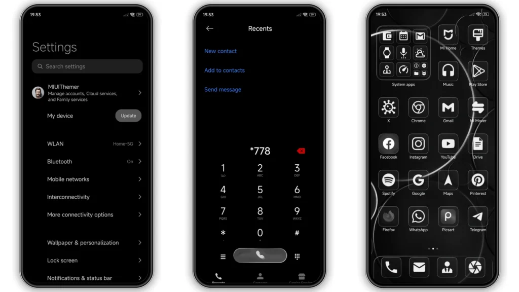 Mamba BiZ 3 HyperOS Theme Preview