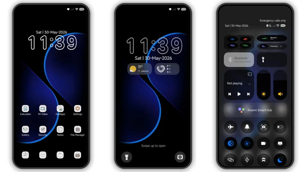 Next-3e HyperOS Theme Preview