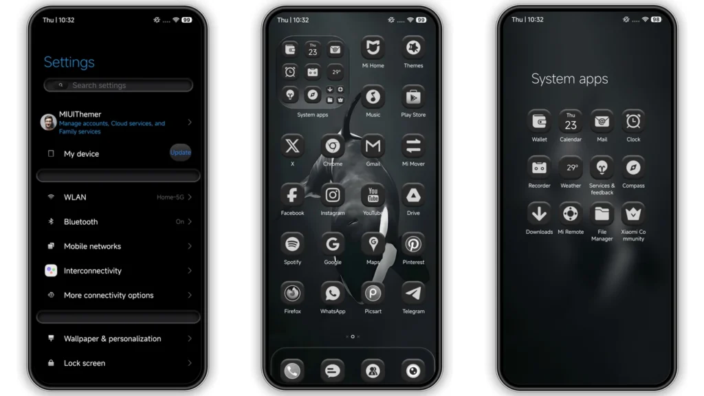 ORCA HyperOS Theme Preview