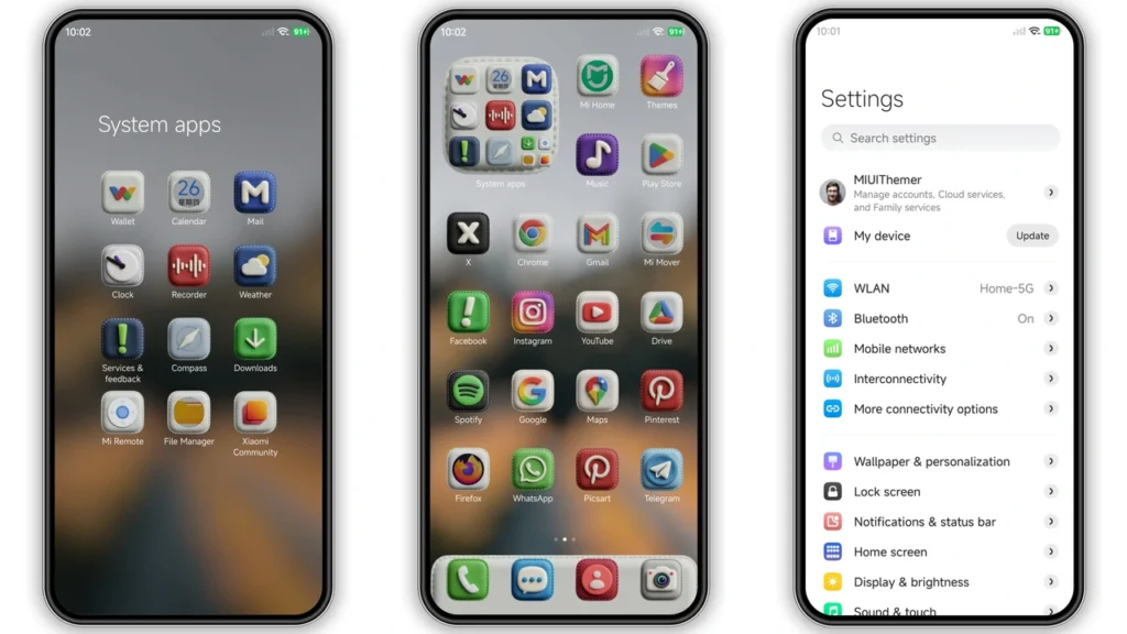 OX LS HyperOS Theme Preview