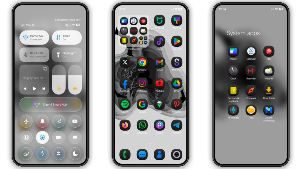 One 3D HyperOS Theme Preview