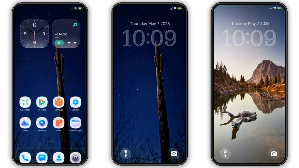 PURE HORIZON HyperOS Theme Preview