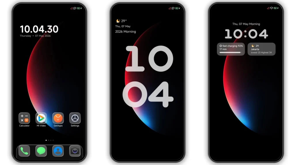 Poo-Glass3 HyperOS Theme Preview