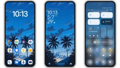 Putih Biru 3.0.3 HyperOS Theme Preview