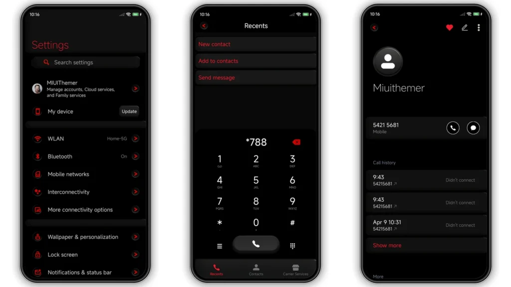 RedBiZ 3 HyperOS Theme Preview