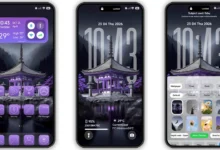 Violet HOS3 HyperOS Theme Preview