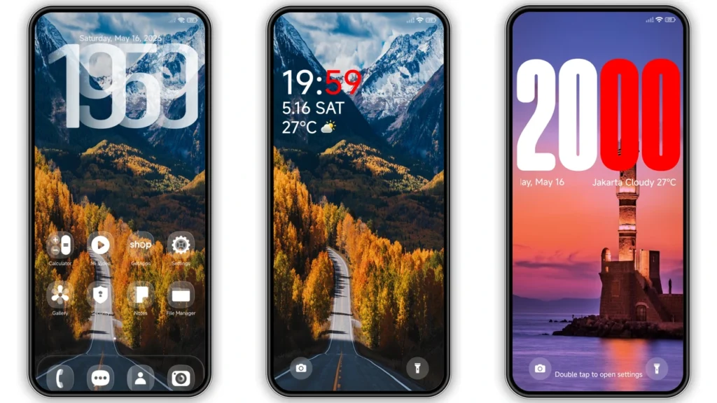 White Serenity HyperOS Theme Preview