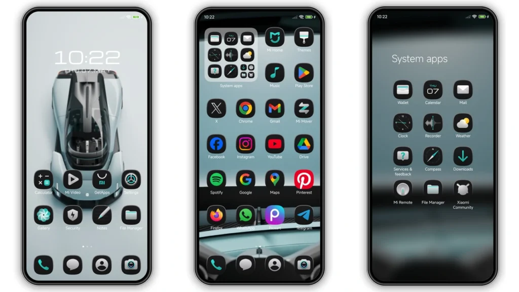Xiaomi Vision GT HyperOS Theme Preview