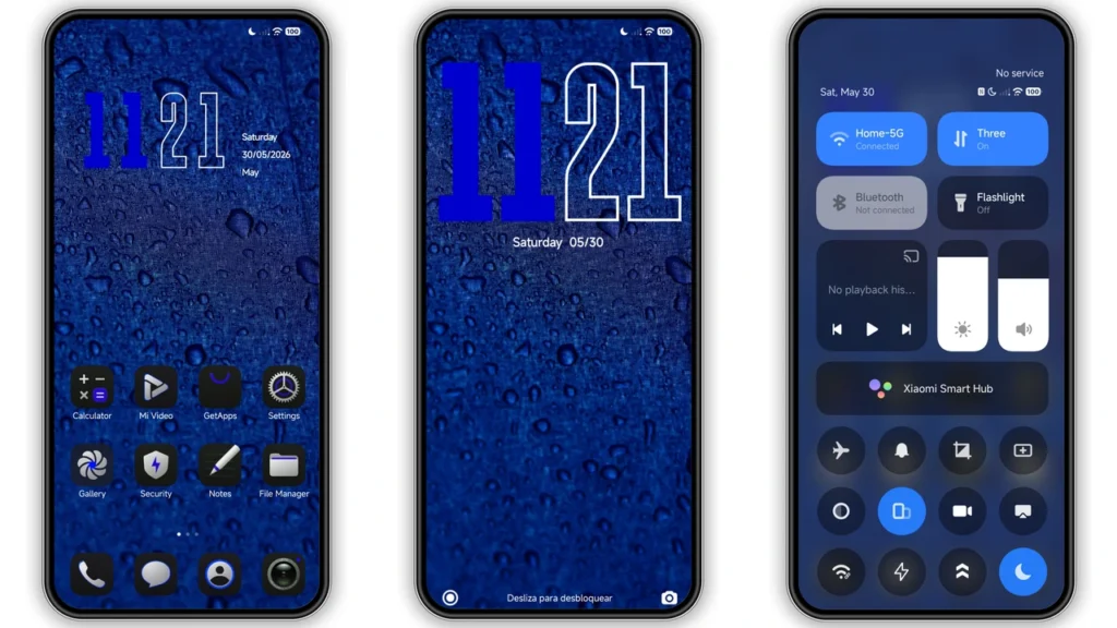BluehV2 HyperOS Theme Preview