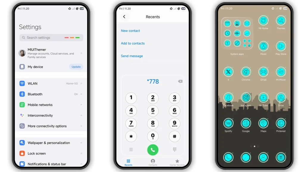 CTR-3 HyperOS Theme Preview