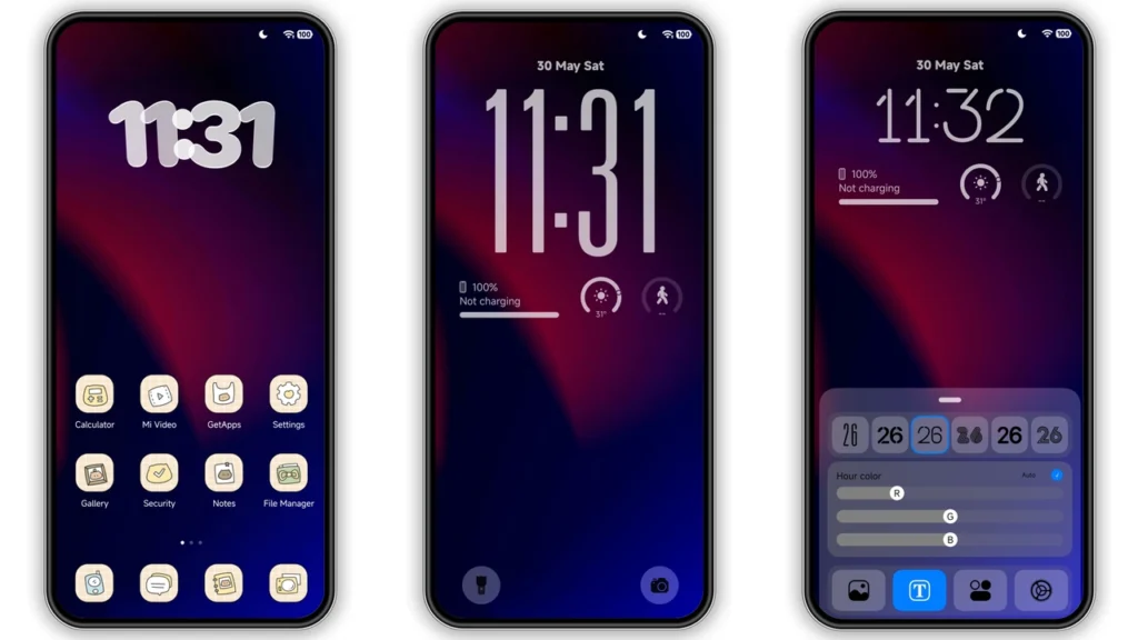 Grade H3 HyperOS Theme Preview