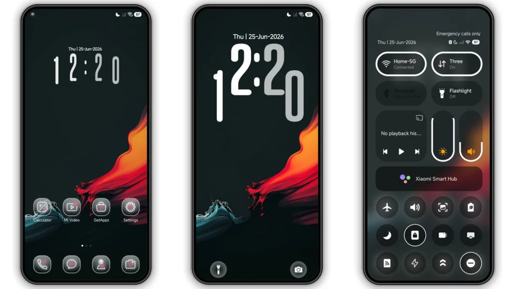 HyperUi HyperOS Theme Preview